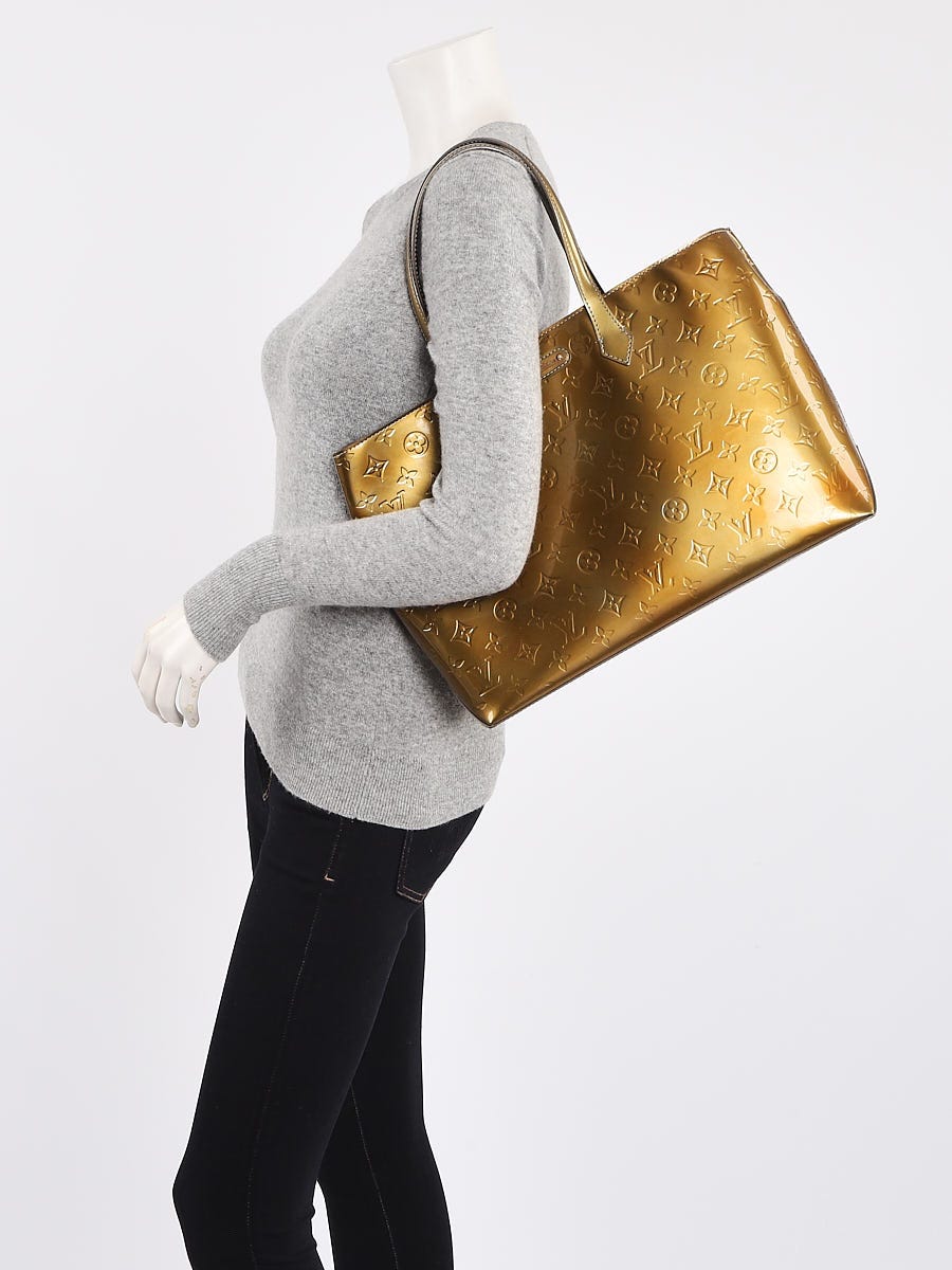 Louis Vuitton Bronze Monogram Vernis Reade PM Bag - Yoogi's Closet