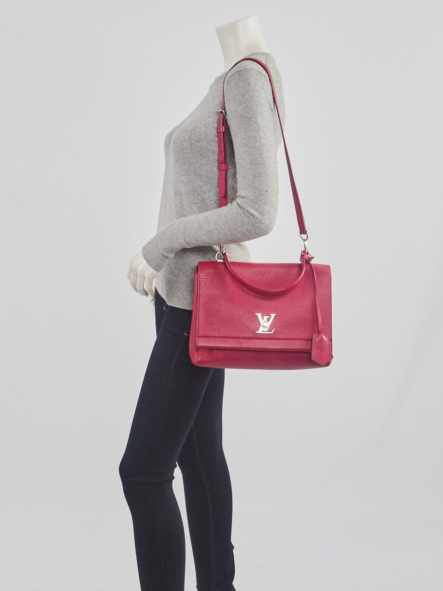 Louis Vuitton - Lockme II Calfskin Bag Dahlia