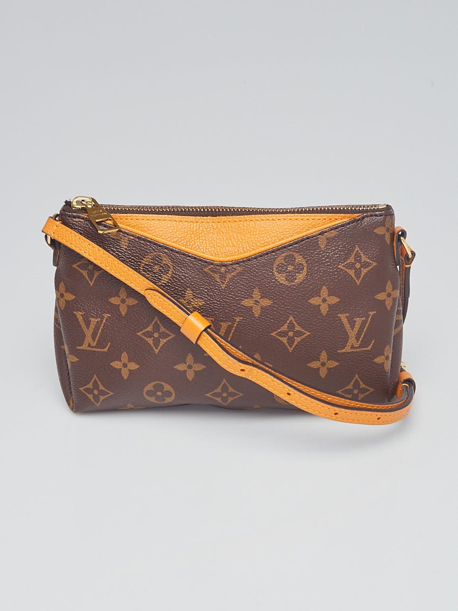 Louis Vuitton Saffron Monogram Canvas Pochette Crossbody Bag