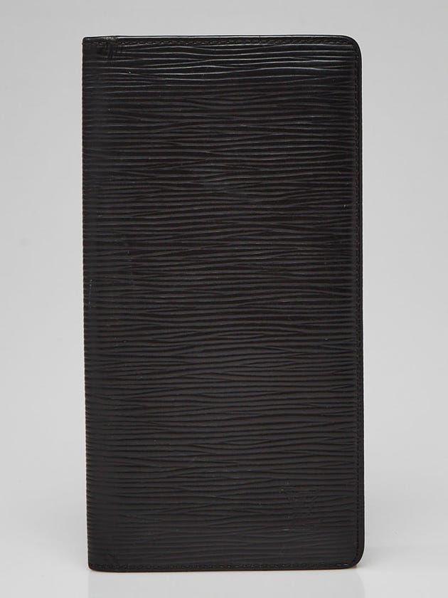 Louis Vuitton Black Epi Leather Brazza Wallet