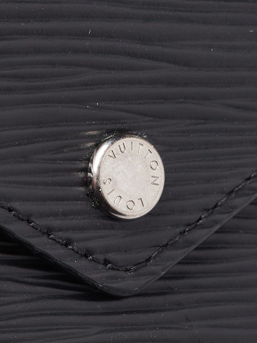 Louis Vuitton LV Victorine Small Wallet M62980 Epi Leather Black