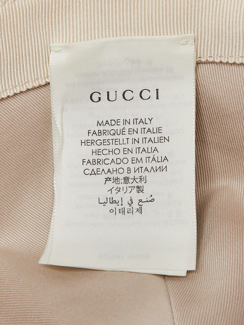 Gucci White Wool 