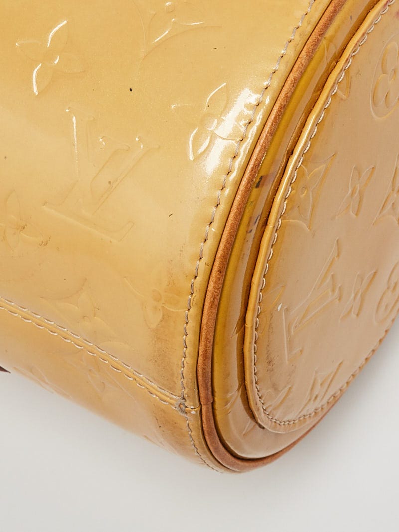 Louis+Vuitton+Bedford+Shoulder+Bag+Yellow+Vernis+Leather for sale online