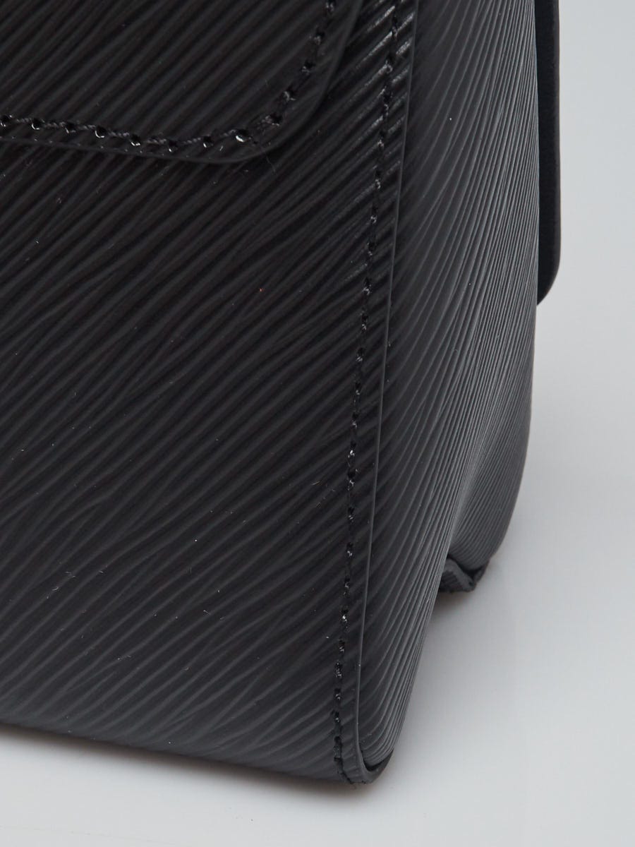 Louis Vuitton Twist Leopard Print Top Handle Bag Epi Leather PM Black  134333539