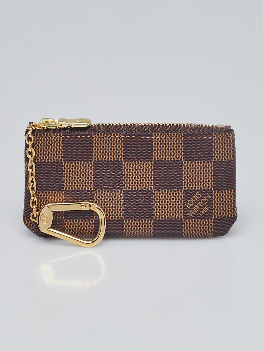 Louis Vuitton Damier Ebene Canvas Key Pouch N62658 : : Fashion