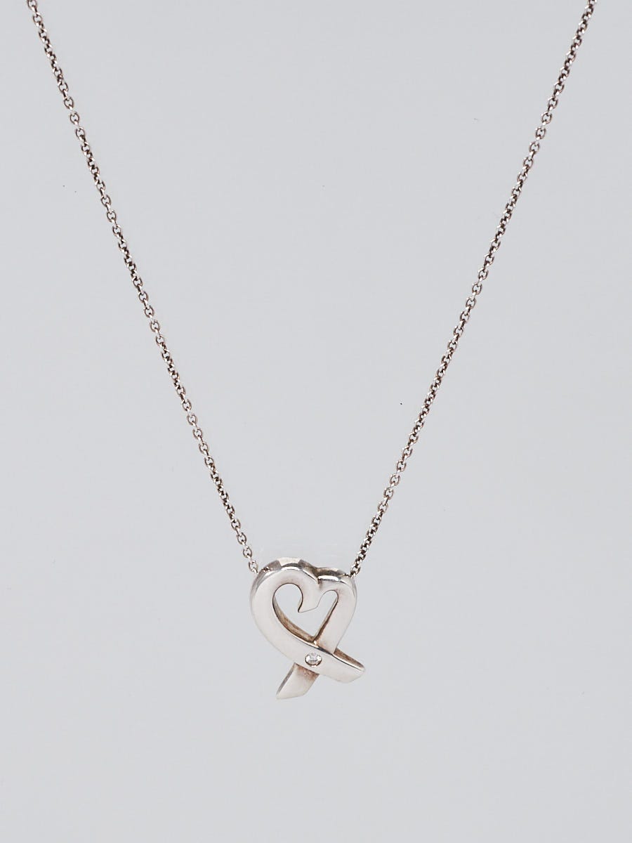 Tiffany & Co. Sterling Silver and Diamond Paloma Picasso