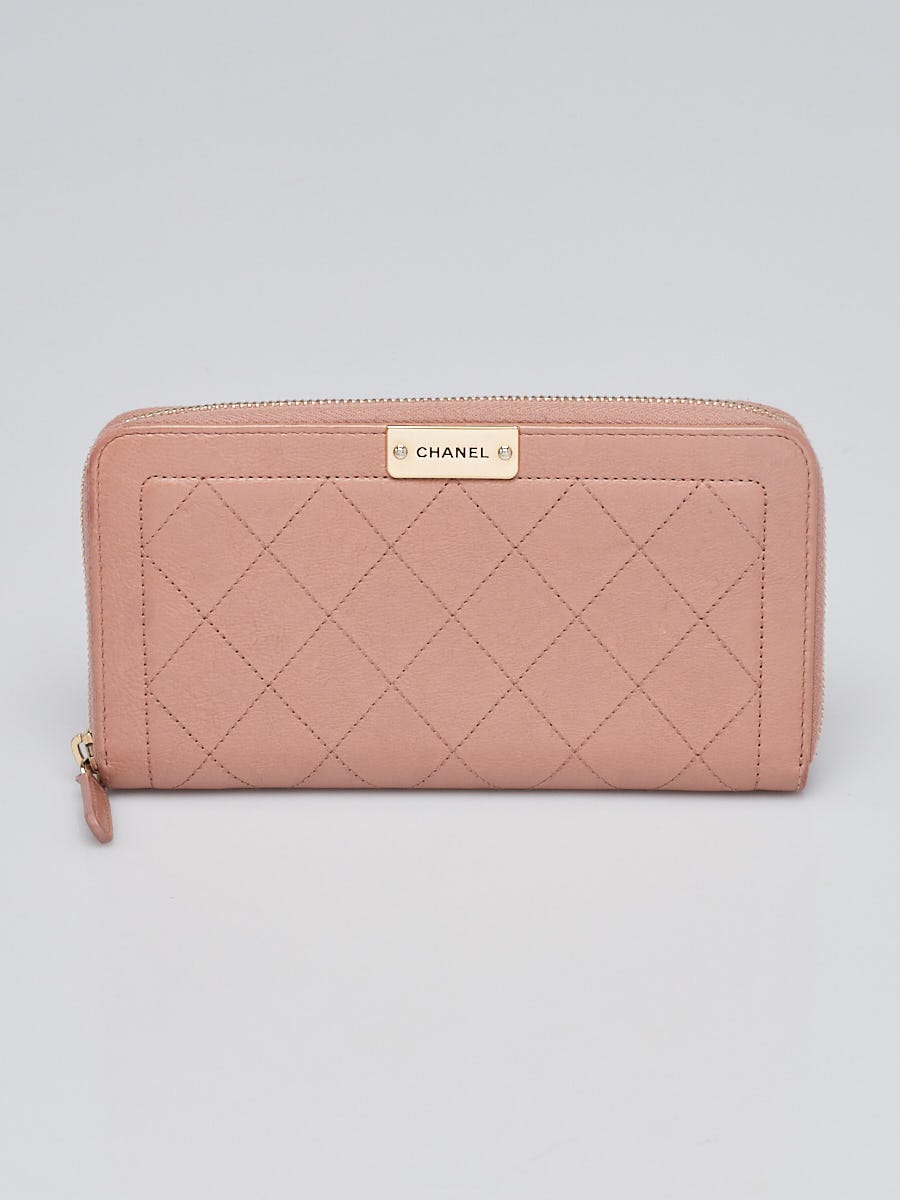 Chanel L-Gusset Zip Wallet