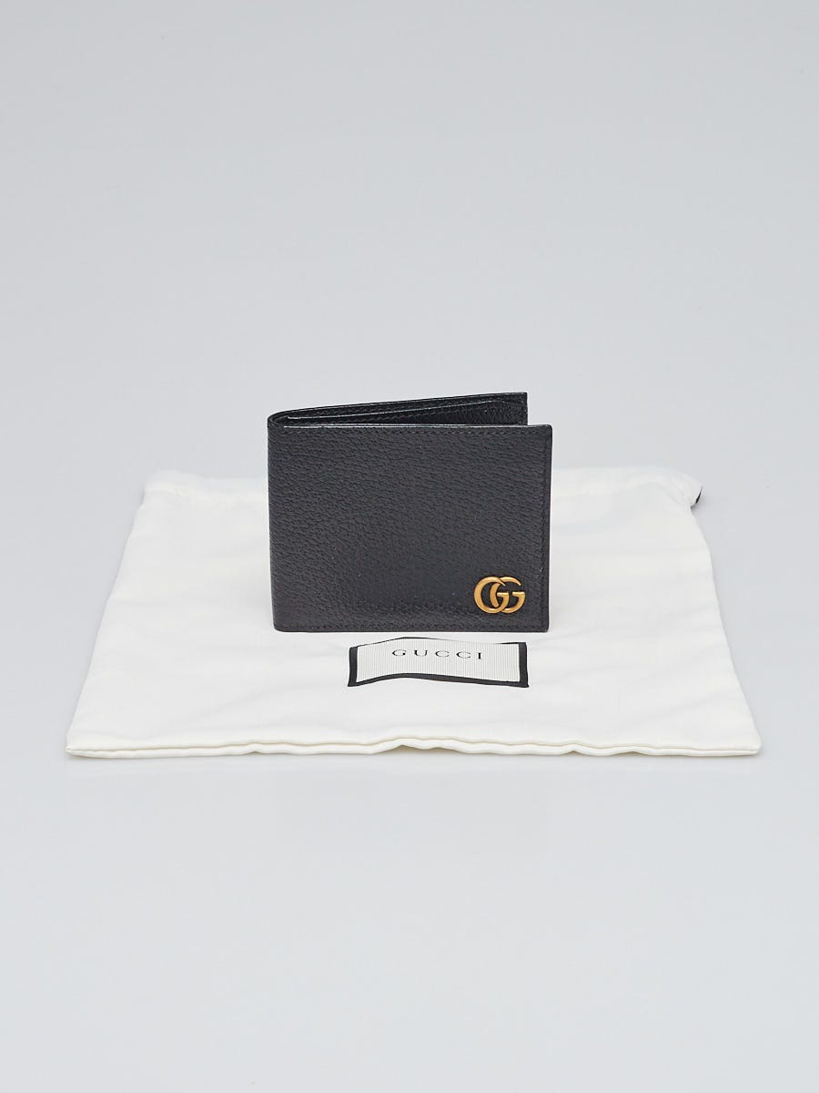 Black GG Marmont leather bi-fold wallet, Gucci
