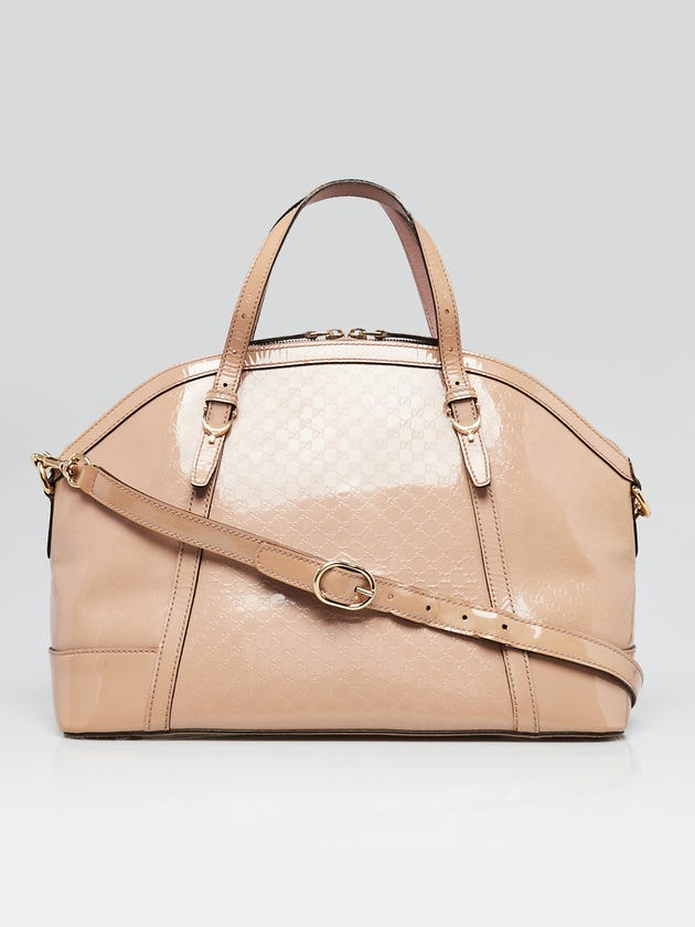 Gucci Pink Microguccissima Patent Leather Nice Top Handle Bag