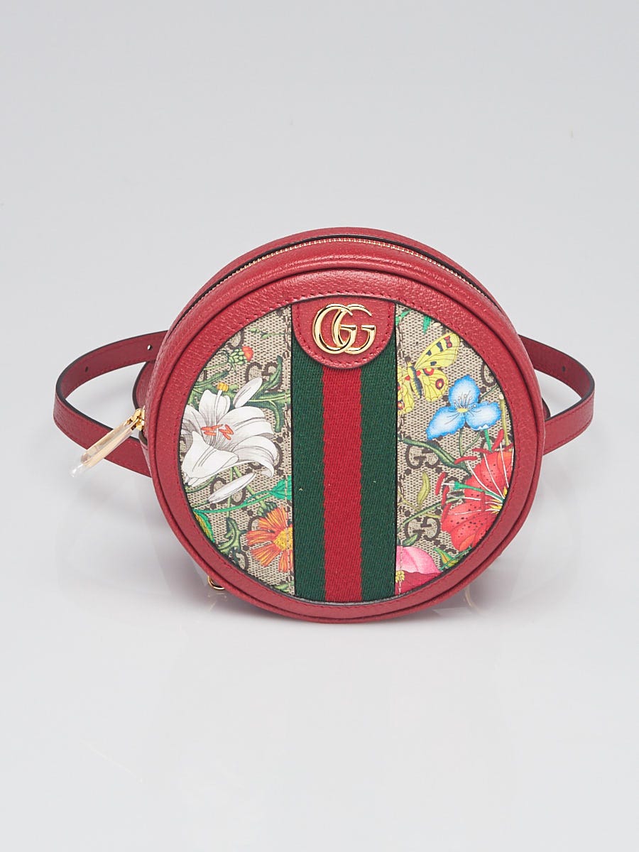 Gucci Ophidia Leather-Trimmed Printed Coated-Canvas Shoulder Bag