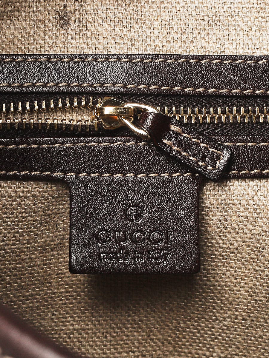 Gucci Brown/White Zebra Print Pony Hair Jackie O Bag