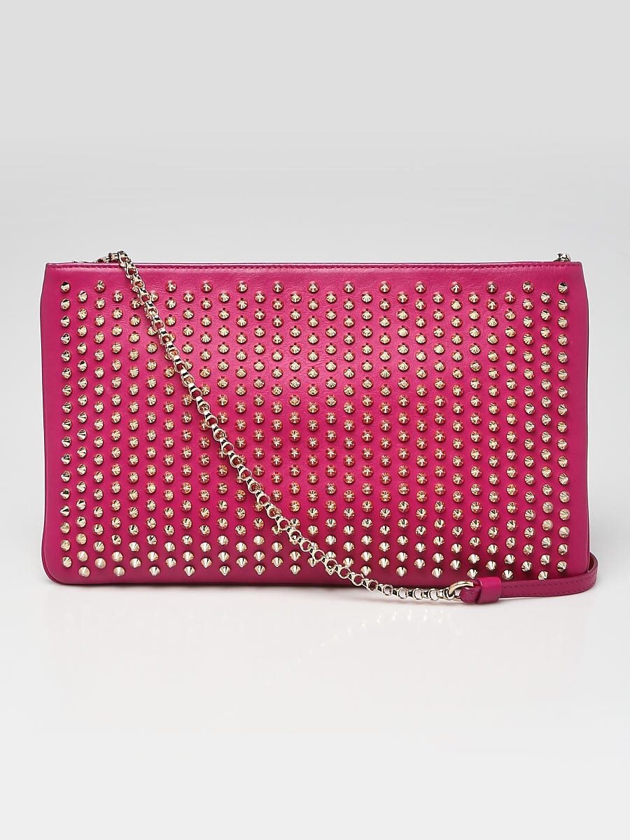 Christian Louboutin Loubiposh Leather Clutch Bag