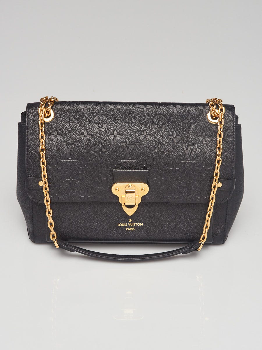 religion Konserveringsmiddel grænse Louis Vuitton Black Monogram Empreinte Leather Vavin MM Bag - Yoogi's Closet