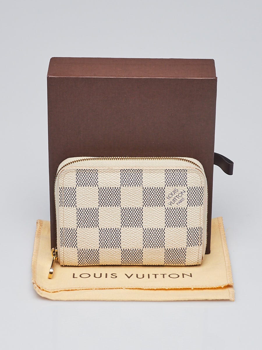 Louis Vuitton Damier Azur Canvas Zippy Coin Purse Wallet – V & G