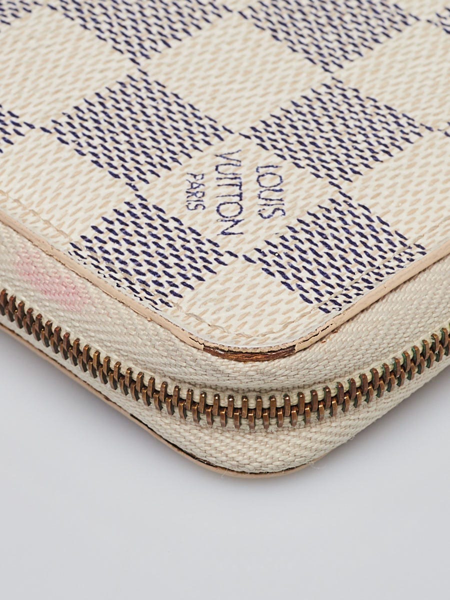 Zippy Coin Purse Padlock Damier Azur - Women - Small Leather Goods