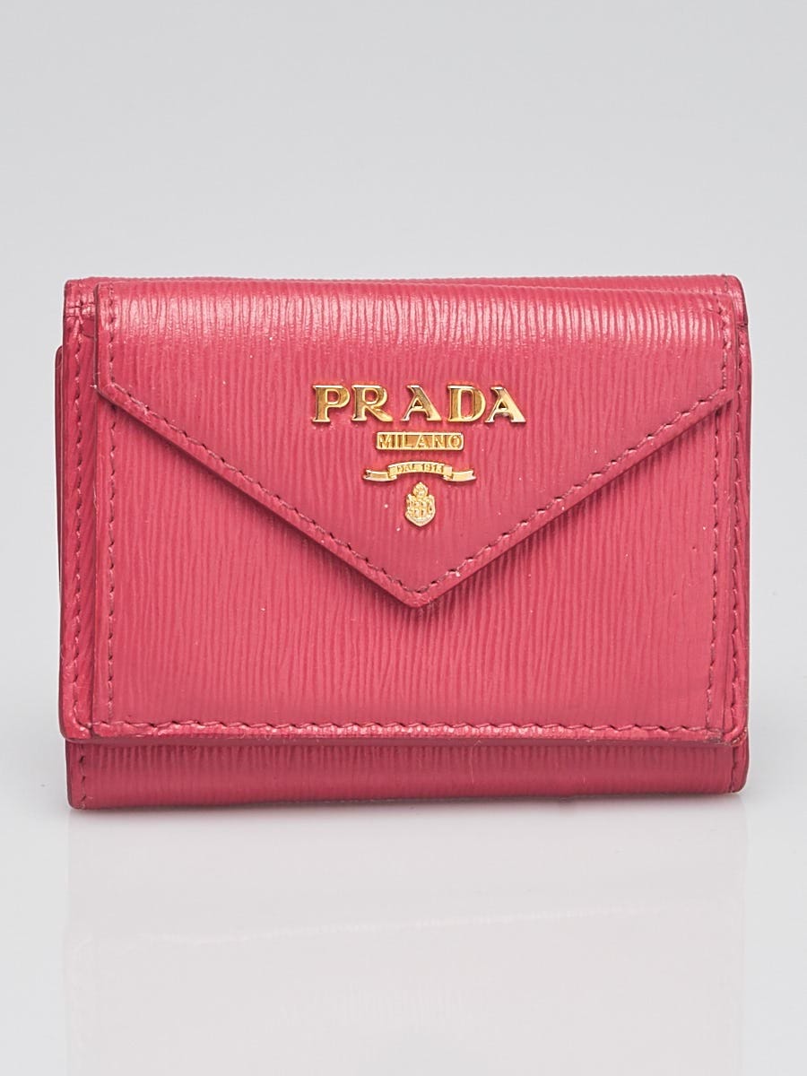 Prada Women's Saffiano Three-fold Wallet