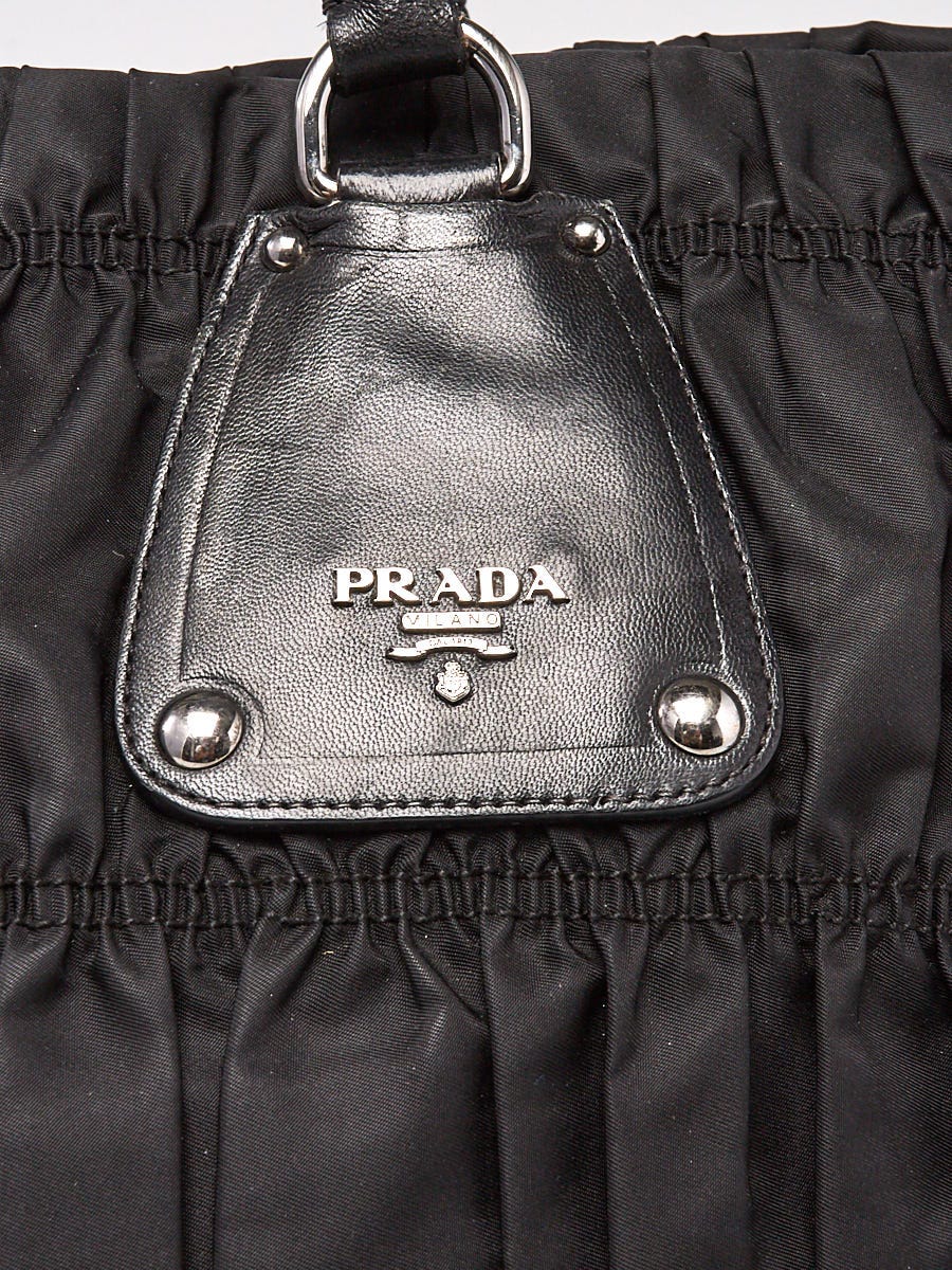 Tessuto city cloth tote Prada Black in Cloth - 37358375