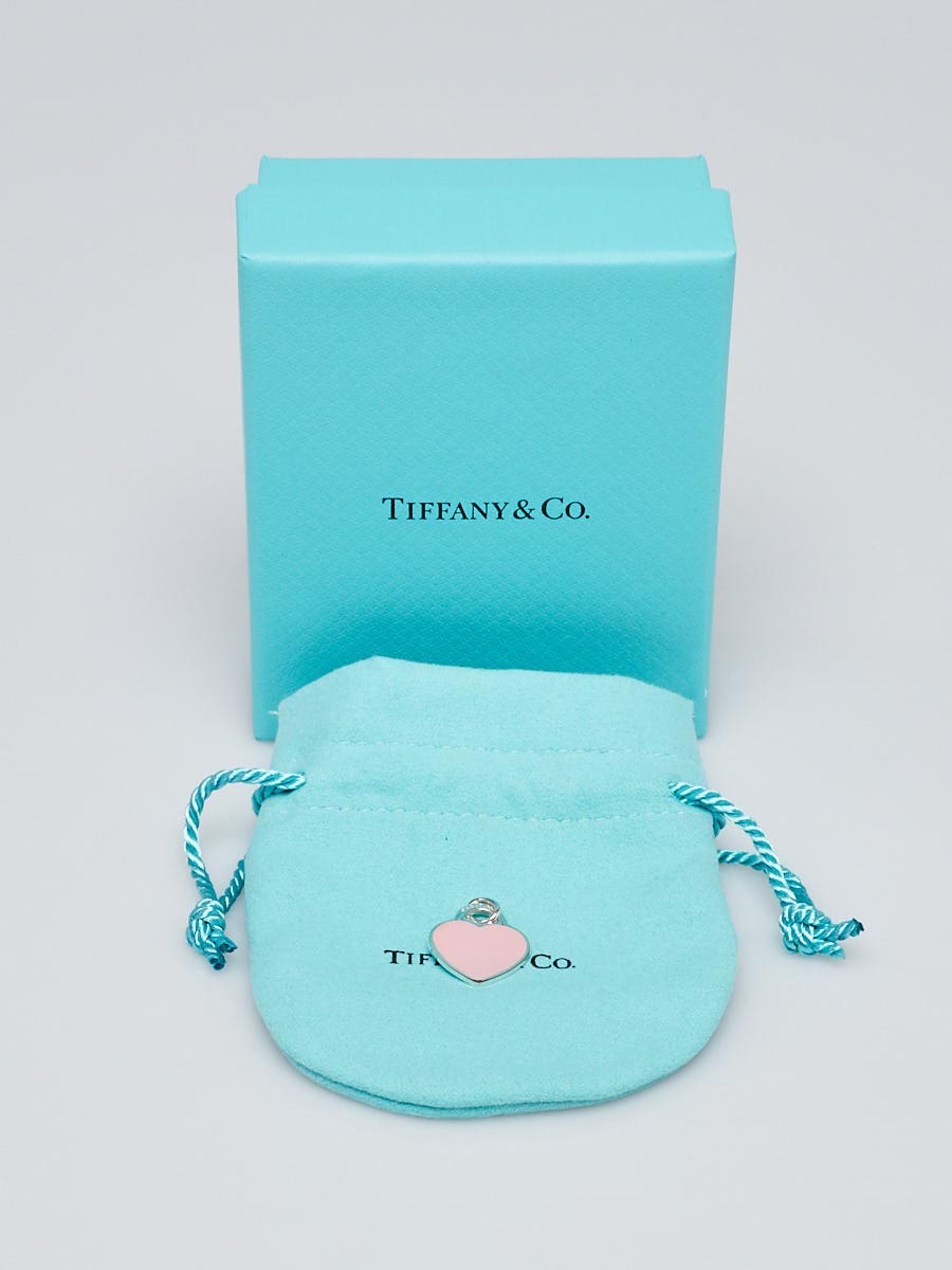Tiffany & Co. Sterling Silver and Pink Enamel Return To Tiffany