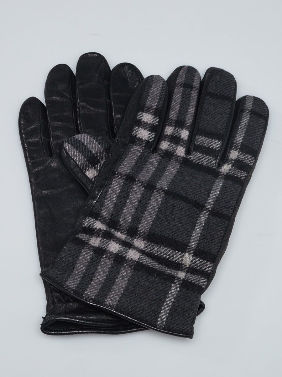 Wool gloves Louis Vuitton Black size L International in Wool