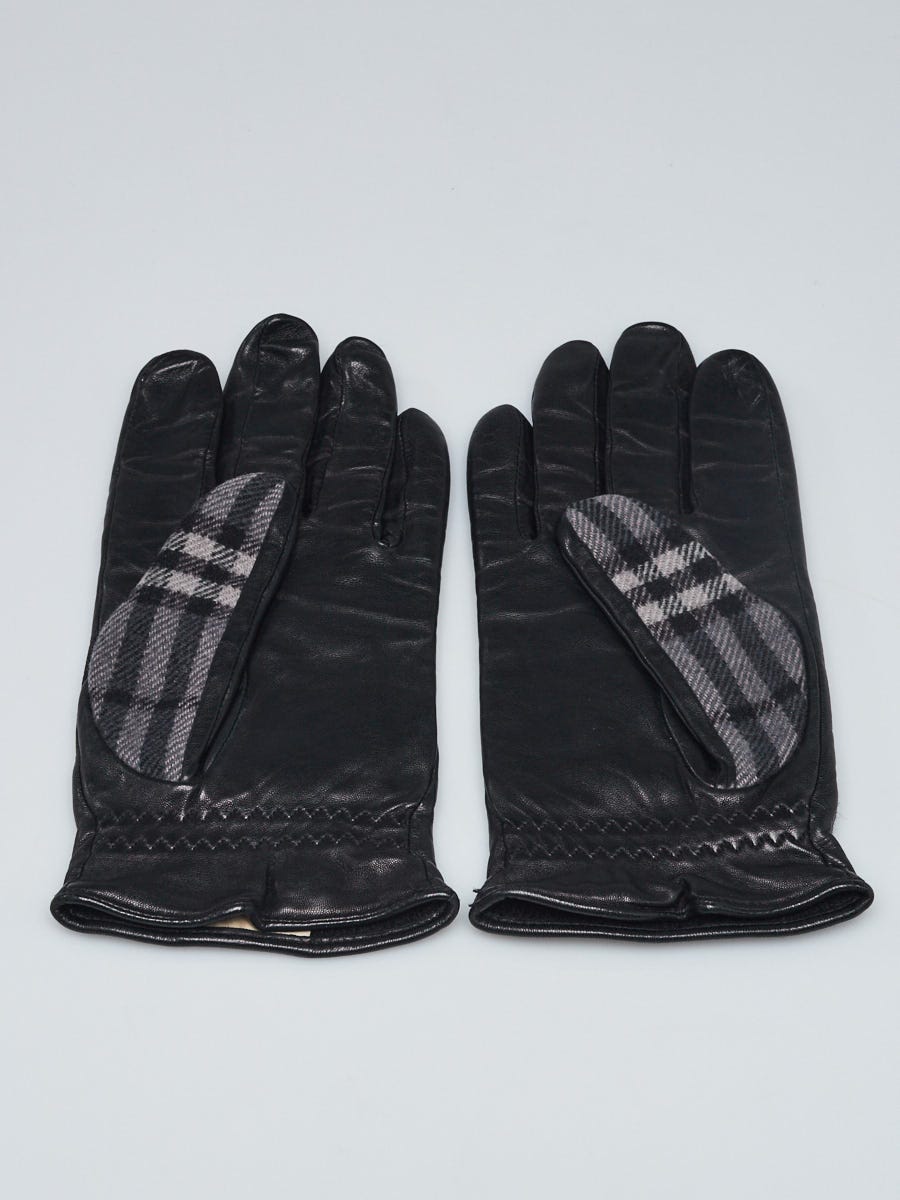 Louis Vuitton - Authenticated Gloves - Leather Black for Women, Never Worn, with Tag