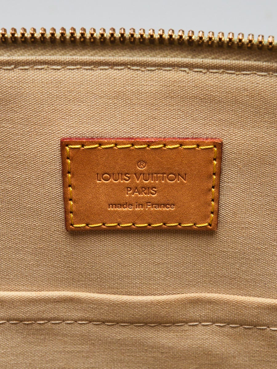 Louis Vuitton Blanc Coral Monogram Vernis Alma PM Bag