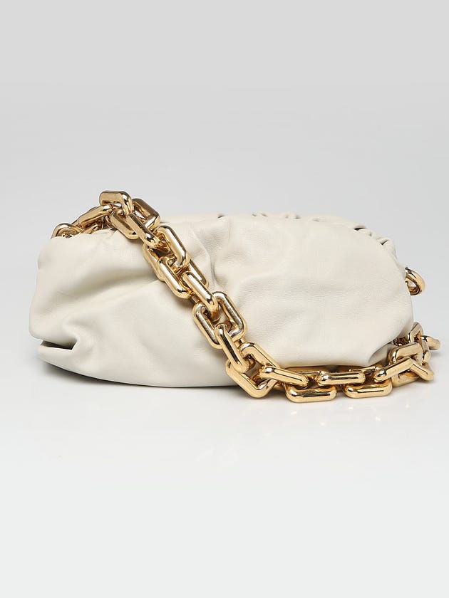 Bottega Veneta Plaster Leather Chain Pouch Bag