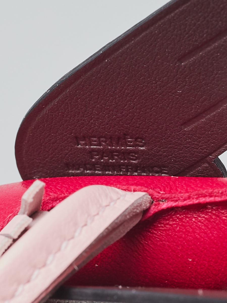 Hermes Pegasus Horse Rodeo Bag Charm PM Framboise/Rose Sakura/Rouge Sellier