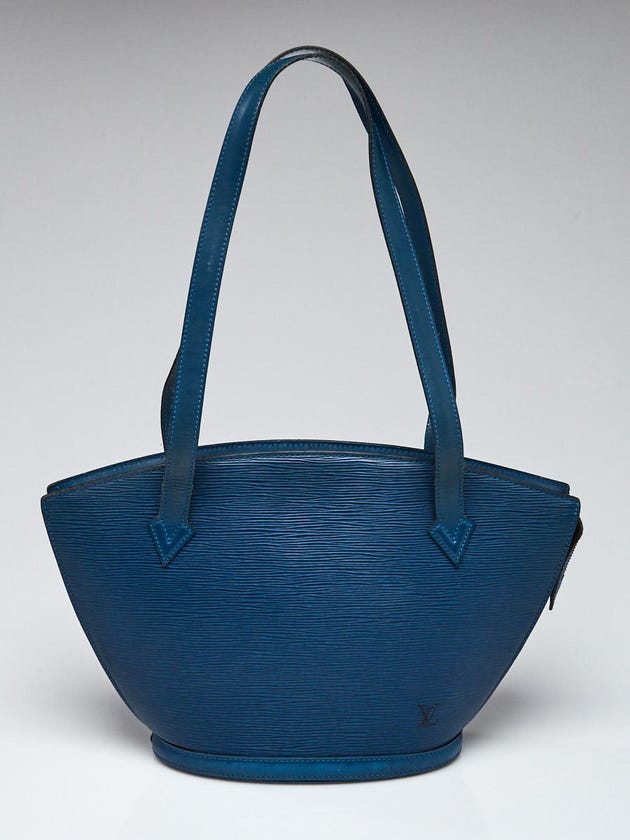 Louis Vuitton Toledo Blue Epi Leather Saint Jacques Bag