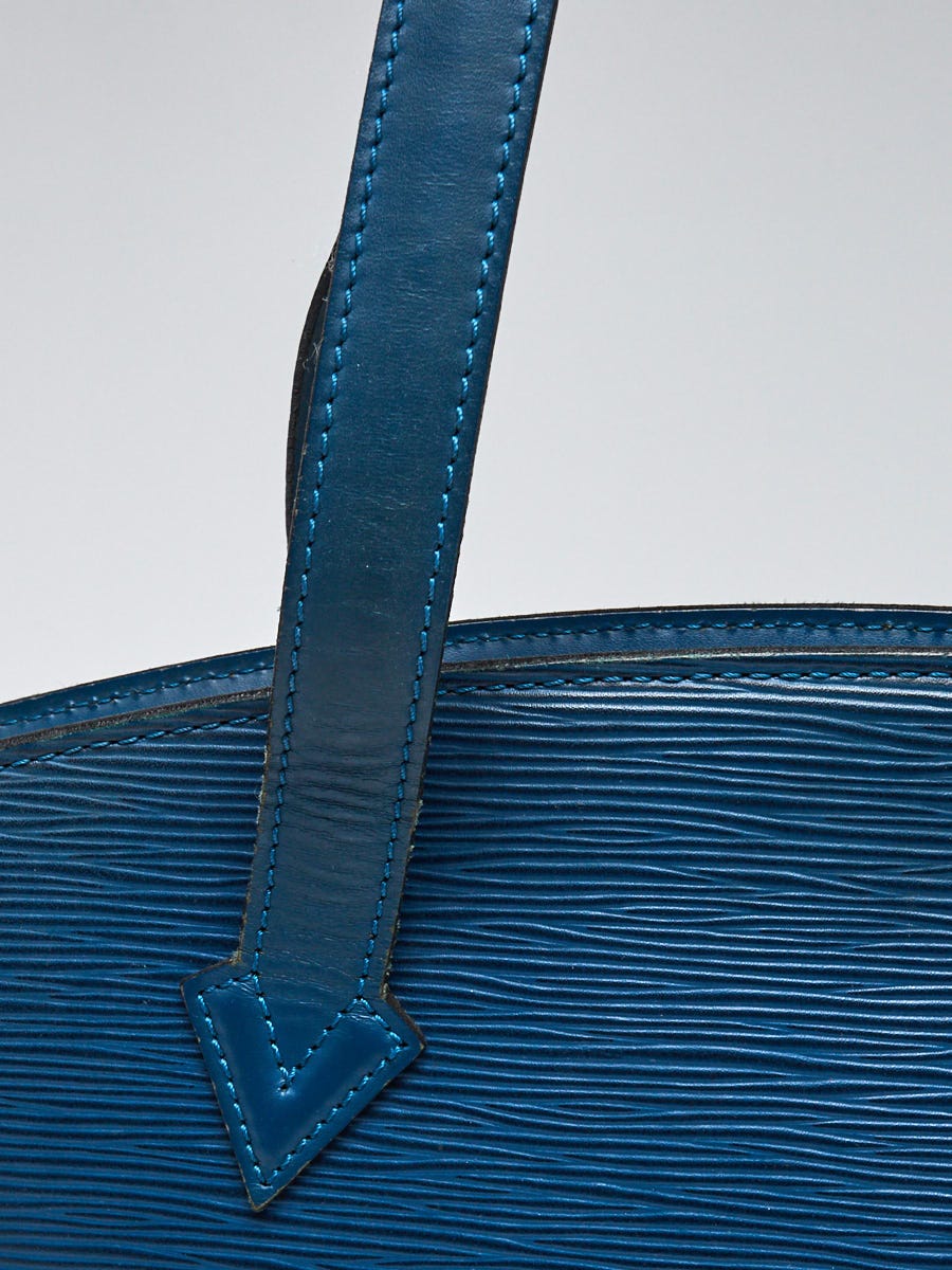 LOUIS VUITTON Saint Jacques Long Strap Blue EPI Leather Handbag Shoulder  Bag