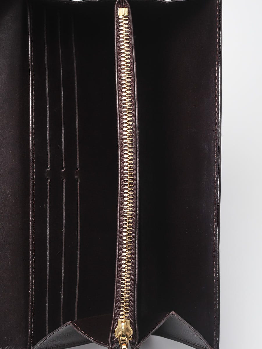 Louis Vuitton Amarante Monogram Vernis Sarah Wallet