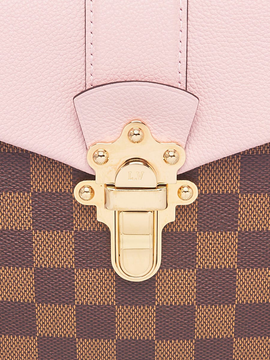 Louis Vuitton Magnolia Pink Damier Ebene Canvas Clapton Backpack