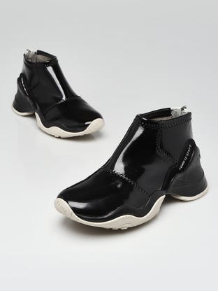 Louis Vuitton Blue/White Canvas/Leather Slip On Twister Sneakers Size  7.5/38 - Yoogi's Closet