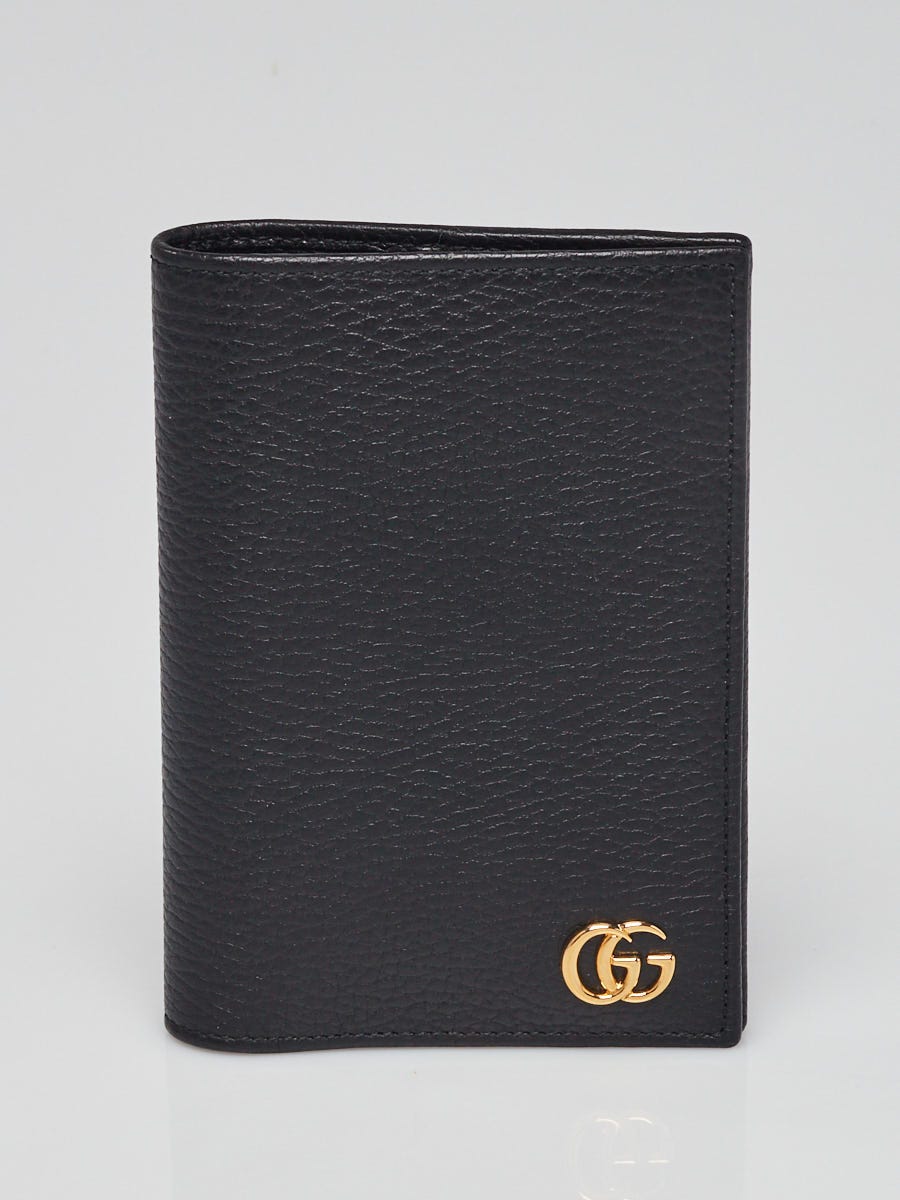 Gucci GG Marmont Passport Holder in Black