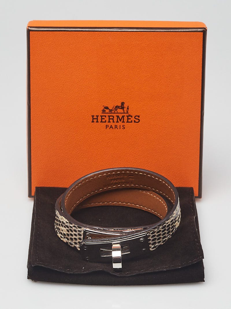 Hermes Ombre Lizard Kelly Double Tour Unisex Bracelet