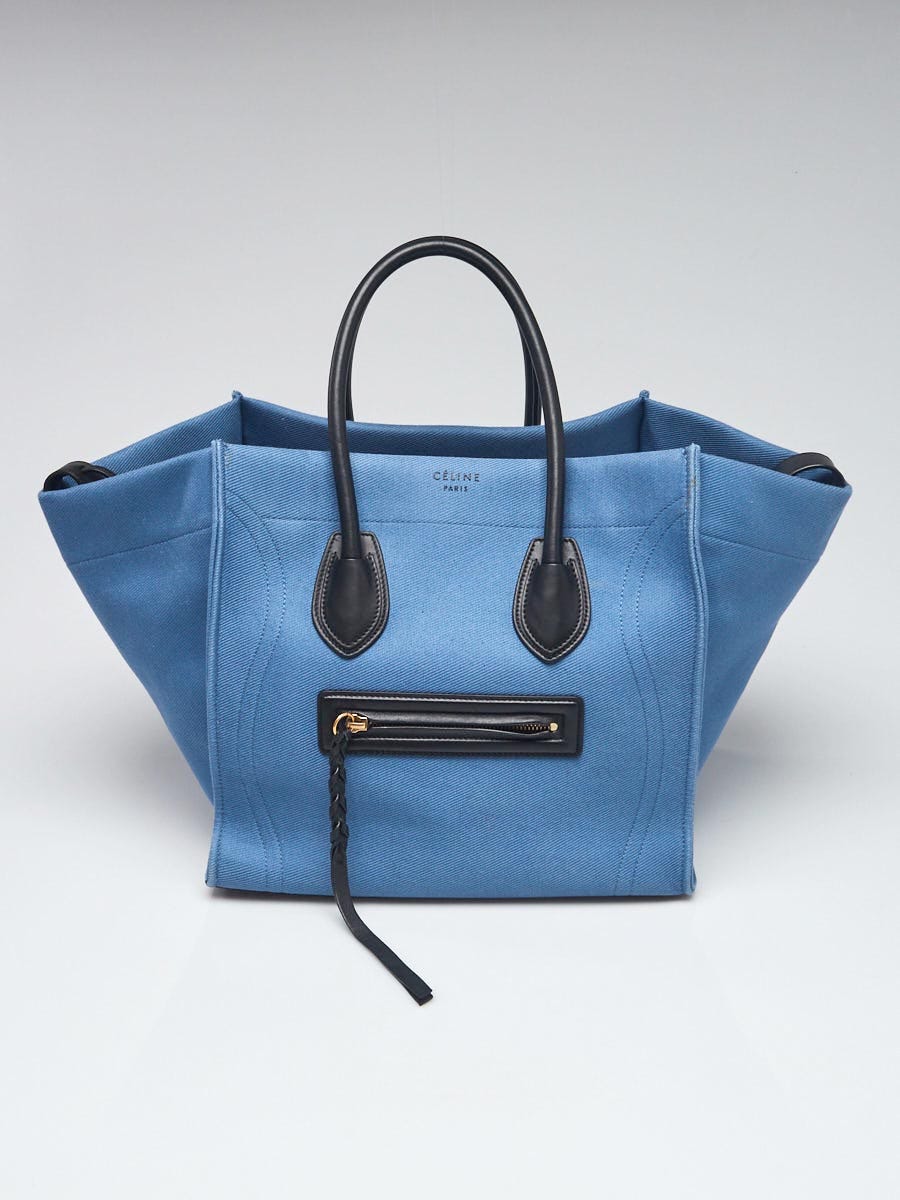 Celine Blue Medium Tote Bag - Yoogi's Closet