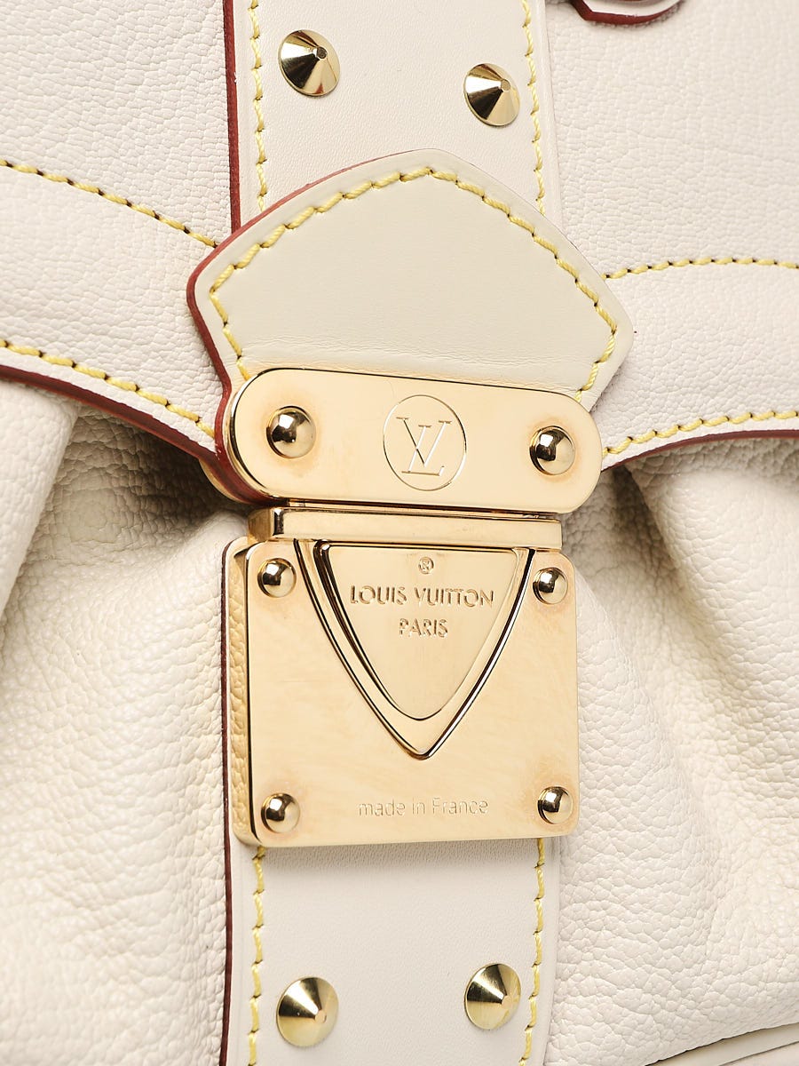 Louis Vuitton White Suhali Porte-Monnaie Souple Coin Purse - Yoogi's Closet