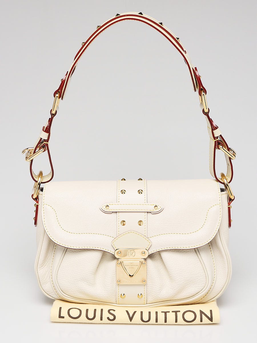 Louis Vuitton White Suhali Leather Le Fabuleux at Jill's Consignment
