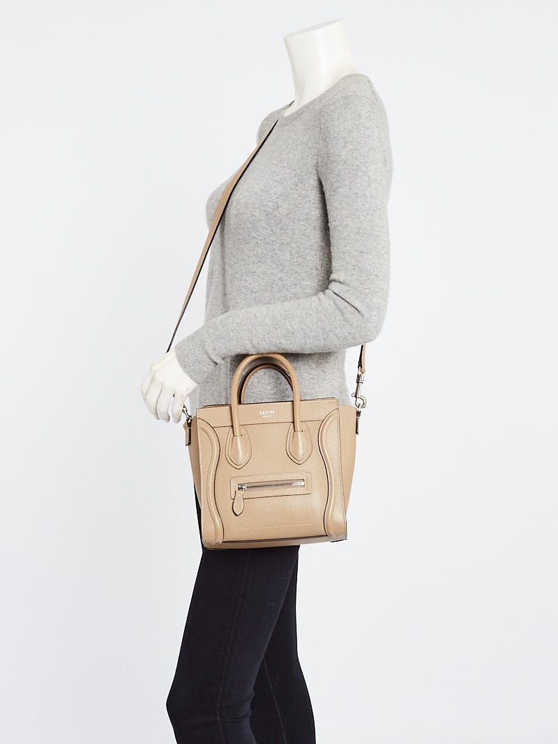 Celine nano luggage clearance beige