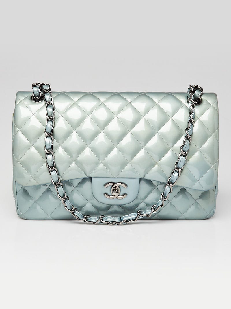 Chanel Light Pink Quilted Lambskin Leather Classic Jumbo Double Flap Bag -  Yoogi's Closet