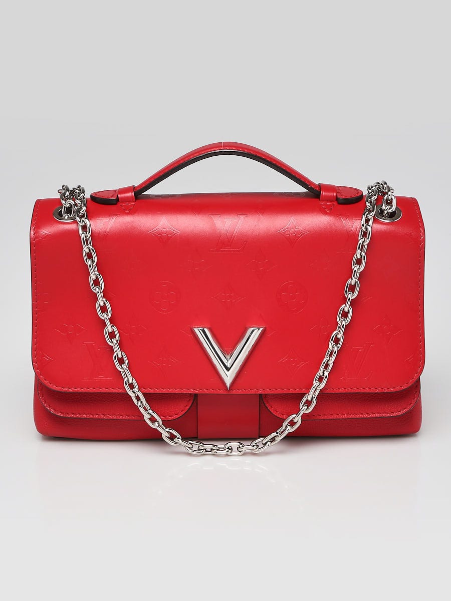 Louis Vuitton Rubis Monogram Leather Very Chain Bag