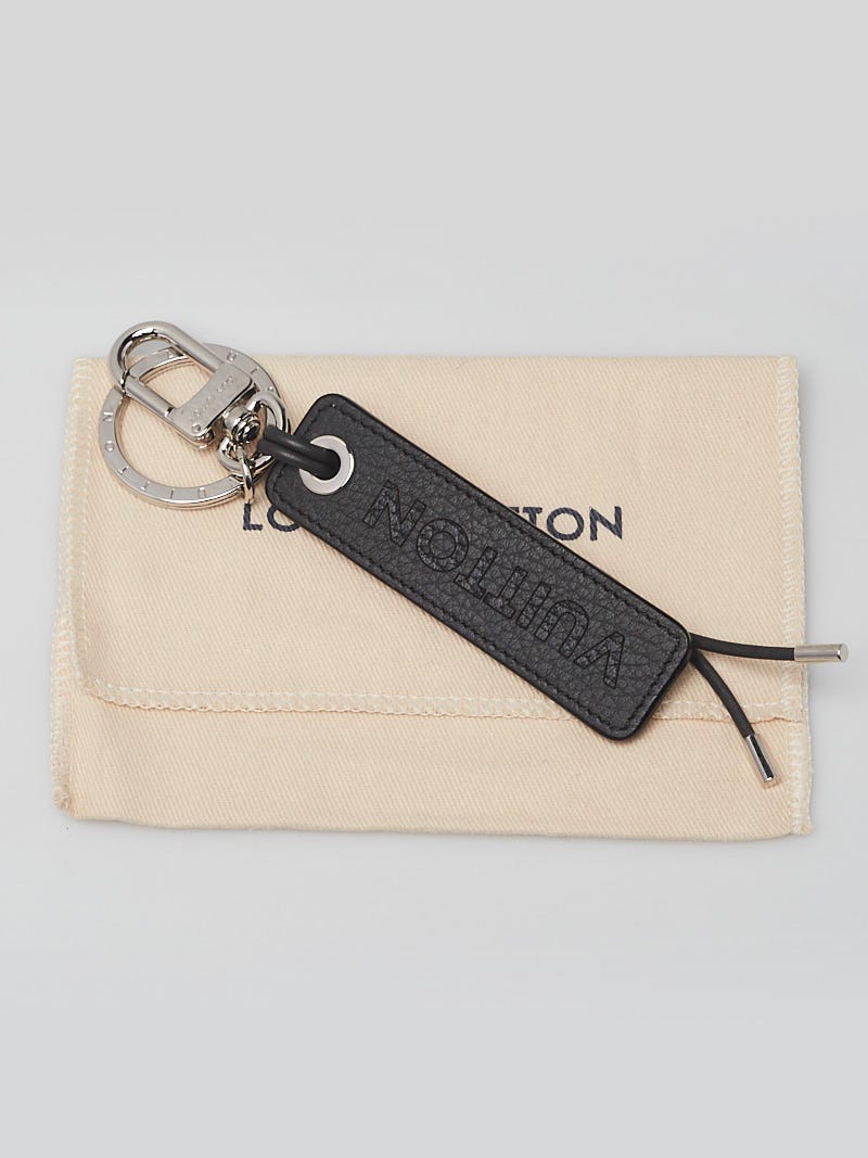 Louis Vuitton Black/Grey Pebbled Leather Capital LV Key Holder - Yoogi's  Closet