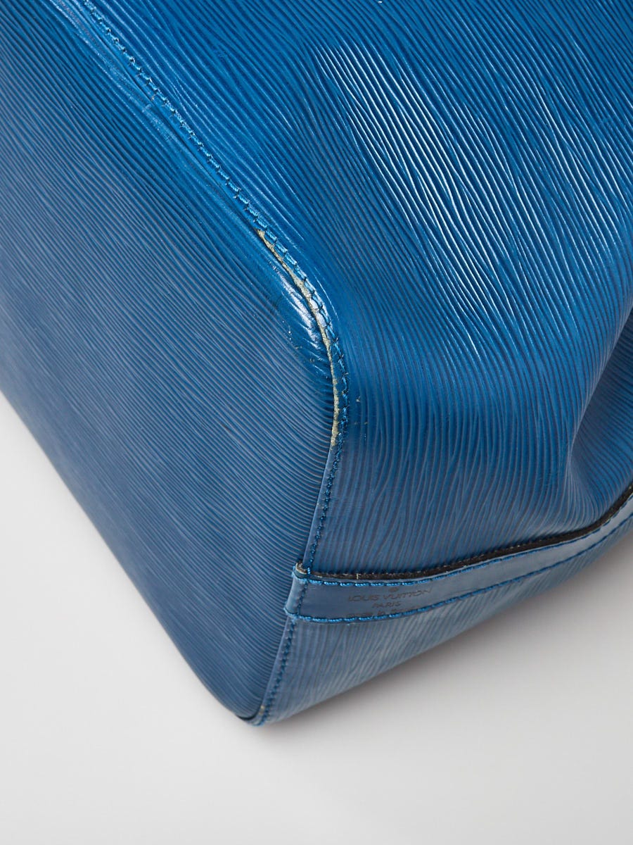 Louis Vuitton Toledo Blue Epi Leather Lussac Tote Bag - Yoogi's Closet