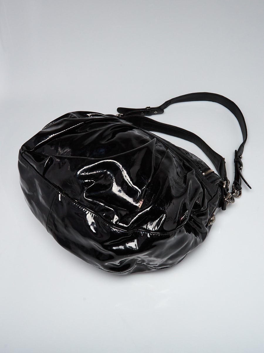 Louis Vuitton - Authenticated Handbag - Patent Leather Black Abstract For Woman, Very Good condition