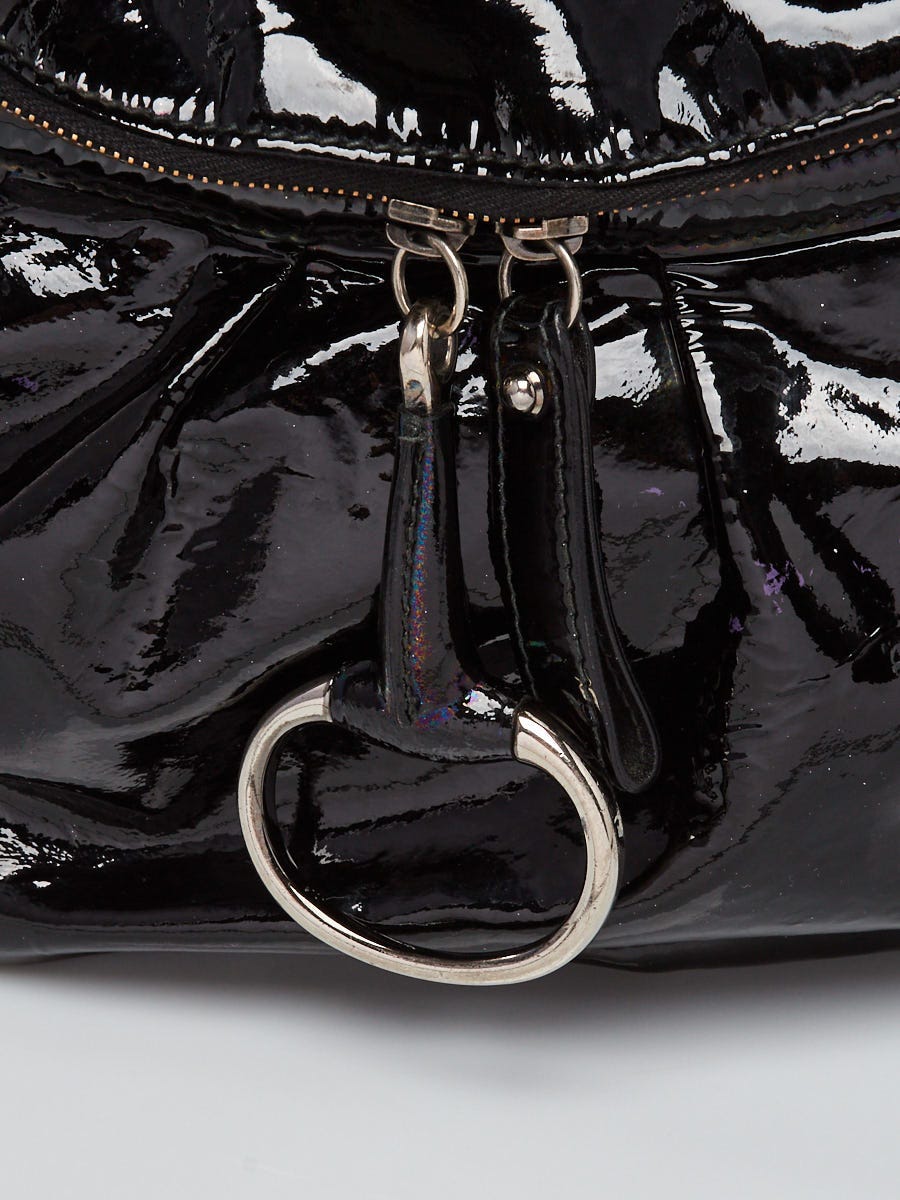 Louis Vuitton - Authenticated Handbag - Patent Leather Black Abstract for Women, Very Good Condition