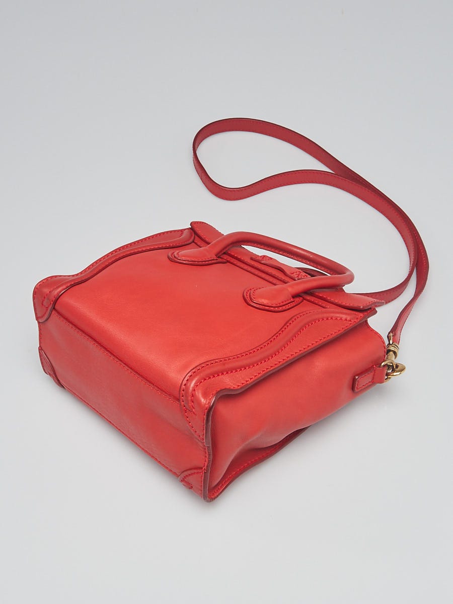 CELINE Smooth Calfskin Small Ring Bag Chalk | FASHIONPHILE
