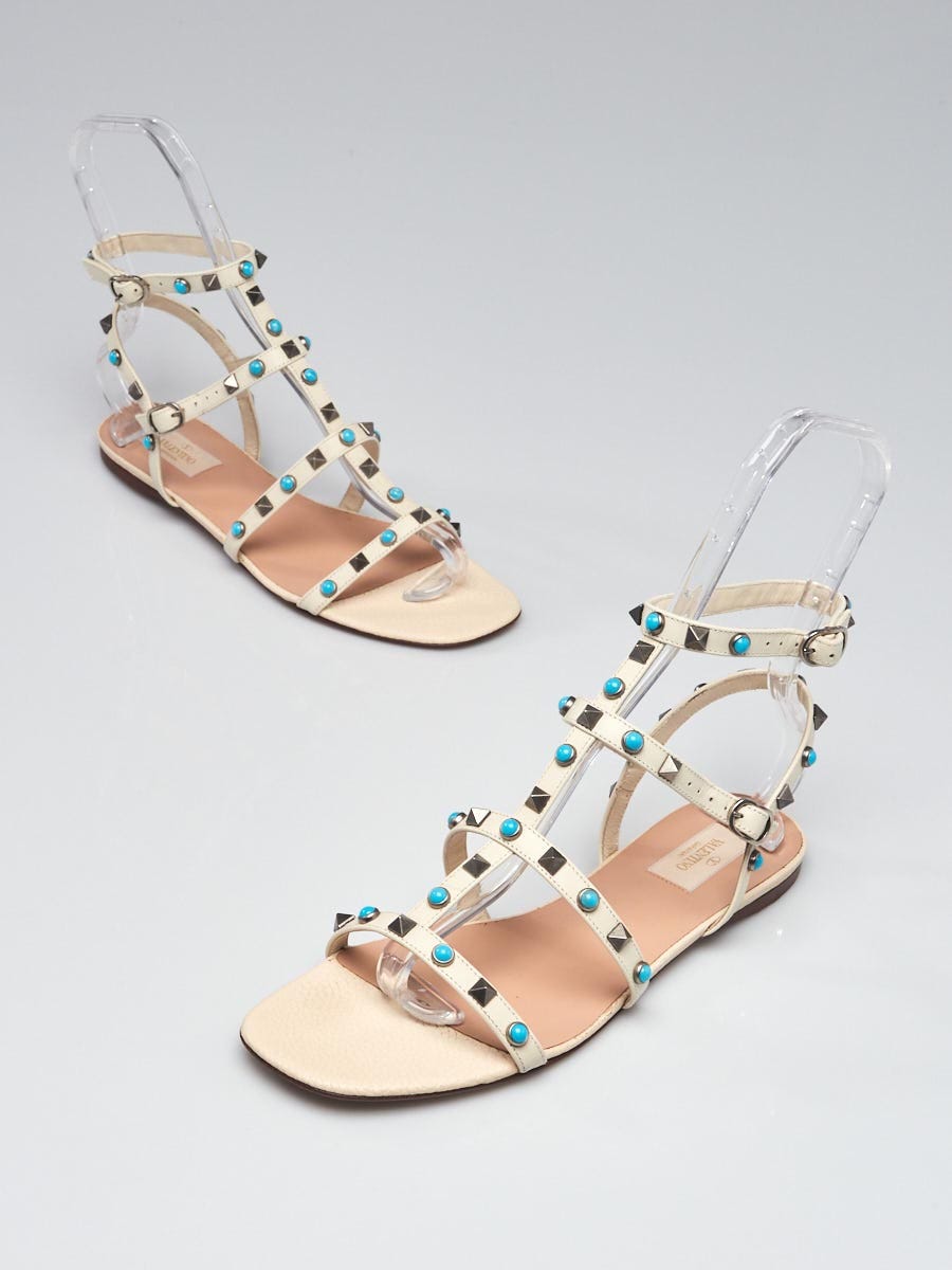 Valentino caged flat discount sandals