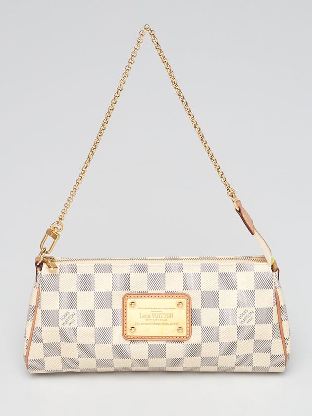 Louis Vuitton Damier Azur Canvas Eva Clutch Bag