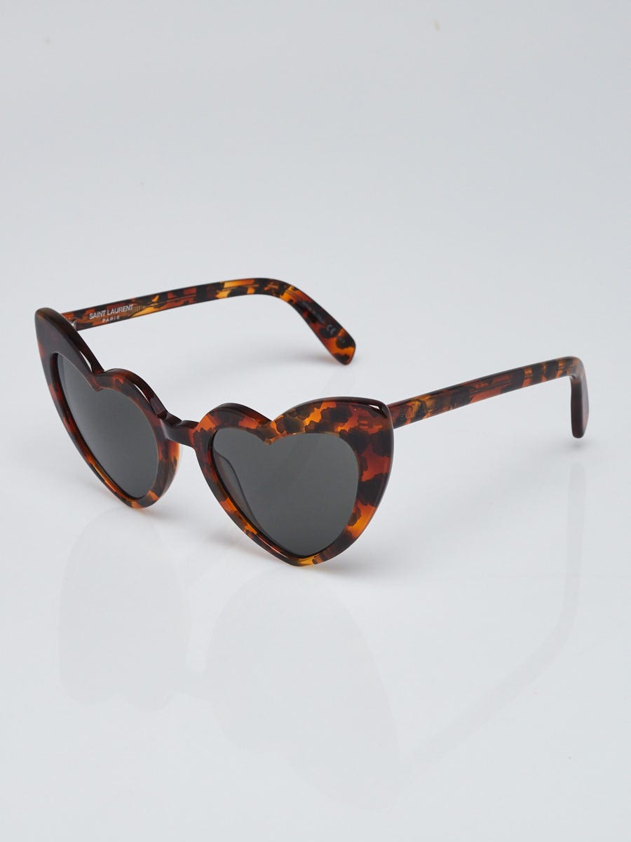 Saint laurent loulou sales sunglasses tortoise