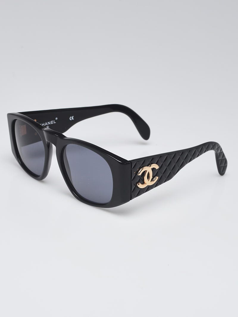 ゆうこ！！CHANEL　サングラス Chanel Black Frame Quilted CC Logo Sunglasses 01450 | Yoogi's Closet