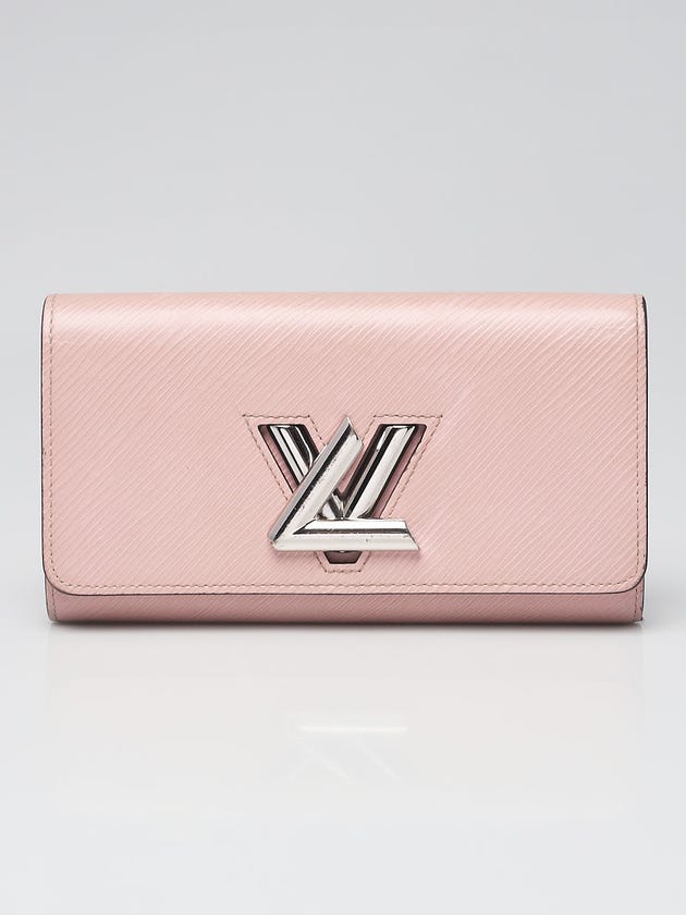 Louis Vuitton Rose Ballerine Epi Leather Twist Wallet